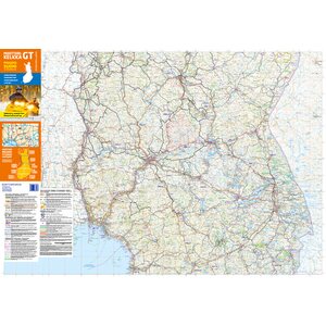 Moottorikelkka GT Pohjois-Suomi Eteläosa 1:400 000, 2016