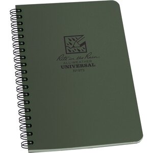Rite in the Rain Side-Spiral Notebook Journal, 12x18cm (Custom Logo)