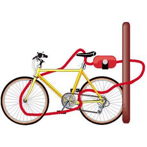 Repusel RepAlarm Compact 4,6m wire lock with alarm