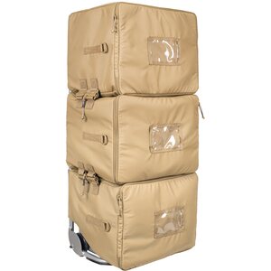 First Spear Modular Transport Bag System, Double Bottom Bag, 16"x12.5"x24", w/Tubes
