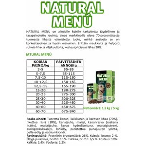 Natural Menu Adulto 5kg