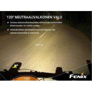 Fenix BC30R OLED Rechargeable with LED-screen