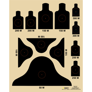 HD Targets 16" x 20" Alternate 'C' Course Insert 10 kpl