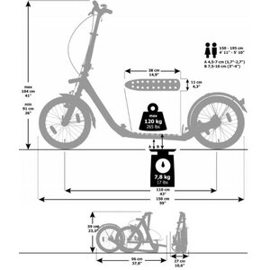 Kickbike CliX ja juomapullo & teline