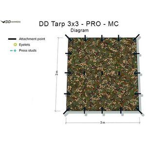DD Hammocks DD Tarp 3x3 PRO