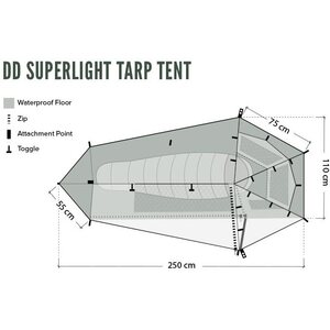 DD Hammocks DD SuperLight Tarp Tent