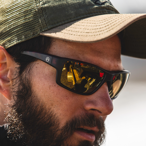 Magpul Summit Eyewear, Polarized - Black / Bronze, Gold Mirror