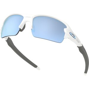 Oakley Flak 2.0 XS, Polished White w/ Prizm Deep H2O Polarized
