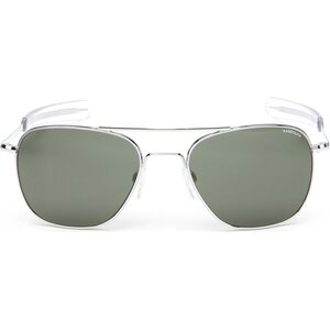Randolph Aviator 52 Bright Chrome Bayonet Glass AGX Polarized AR