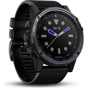Garmin Descent Mk1, Harmaa, safiirilasi titaani ja musta silikonihihna