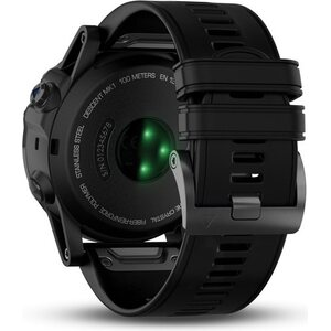 Garmin Descent Mk1, Harmaa, safiirilasi titaani ja musta silikonihihna
