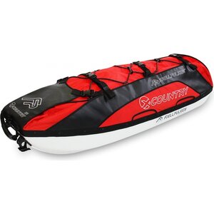 Fjellpulken Pack Pulk X-Country 144 cm, Ahkiopaketti (sis. vahva vetoaisa ja Expedition valjaat)