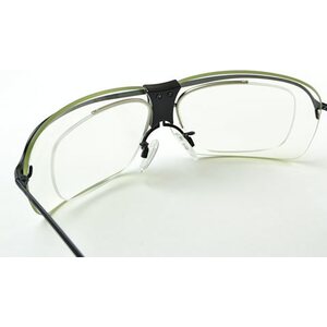 Randolph RE Ranger XLW Insertti, Clear PC, 55mm, Semi Rimless Insert, Matte Chrome