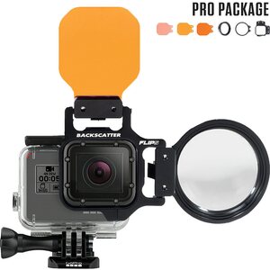 FLIP Pro Package with Shallow, Dive & Deep Filters & 15 MacroMate Mini Lens (GoPro Hero 7/6/5)