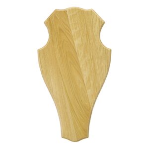 Eurohunt Deer Trophy Plate, Oak 52 x 26 cm , Light