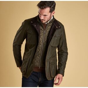 Barbour Ogston Waxed Jacket Mens