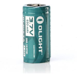 Olight RCR123 Li-ion rechargeable, 650 mAh