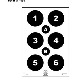 Law Enforcement Targets Trident Concepts Dot Command Training Target