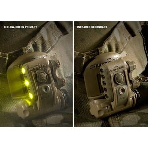 Surefire HL1-D Helmet Light, IR / Yellow Green / IR