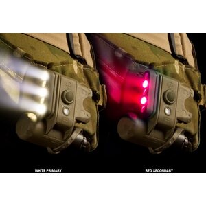 Surefire HL1-C Helmet Light, Red / White / IR