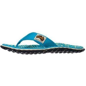 Gumbies Islander Canvas Flip-Flops Turquoise Signature Women