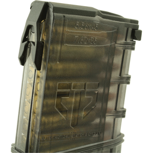 ETS AR15 Magazine, 30 Round, with Coupler, Smoke