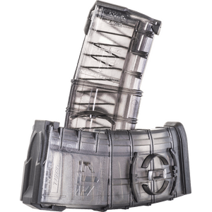 ETS AR15 Magazine, 30 Round, with Coupler, Smoke