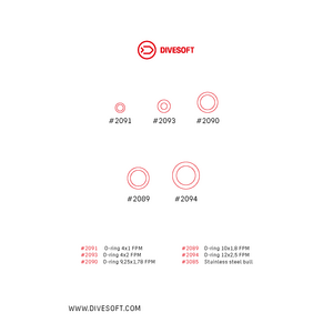 Divesoft Service Kit - Standard Flow Limiter