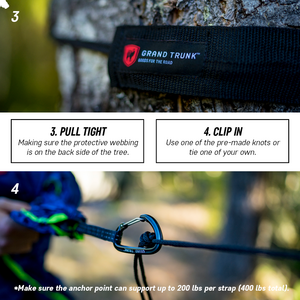 Grand Trunk Tree Slings Hanging Kit