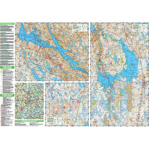 Etelä-Konnevesi Leivonmäki Isojärvi 1:25 000, vedenkestävä ulkoilukartta 2019