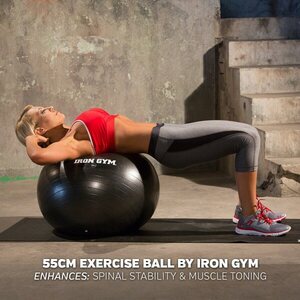 Iron Gym Exercise Ball Essential 55cm + pumppu