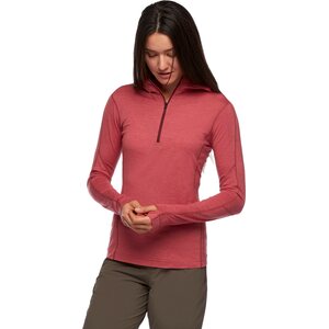 Black Diamond Solution 150 Merino Baselayer 1/4 Zip Hoody Womens