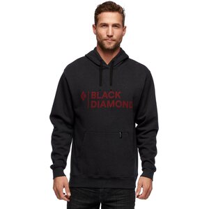 Black Diamond Stacked Logo Hoody Mens