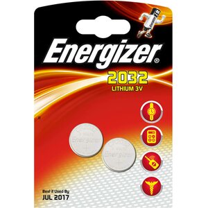 Energizer CR2032, 2 unités