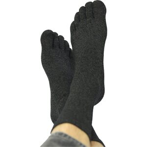 Feelmax Charcoal with Heel Traditional Toe sock