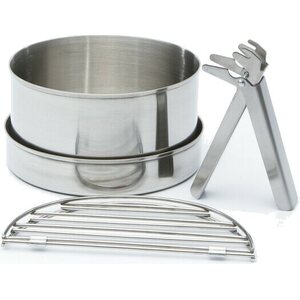 Kelly Kettle Cook Set (Stainless Steel) - Large for Base Camp or Scout Models