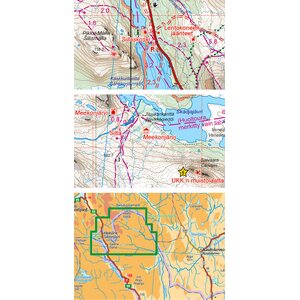 Halti Kilpisjärvi 1:50 000 ulkoilukartta, 2019