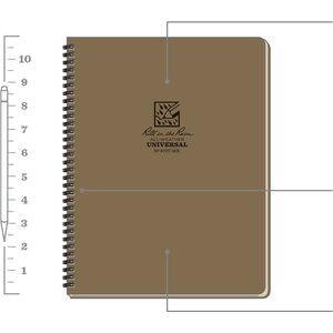 Rite in the Rain Side Spiral Notebook 8.5" x 11"