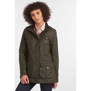 Barbour Defence Lightweight Wax Jacket Womens