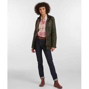 Barbour Defence Lightweight Wax Jacket Womens