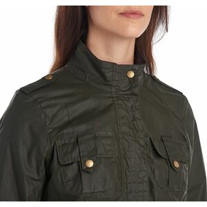 Barbour Defence Lightweight Wax Jacket Womens