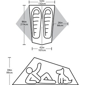 Big Agnes Tiger Wall 2 Carbon with Dyneema