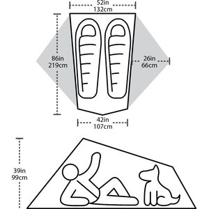 Big Agnes Tiger Wall 2 Platinum