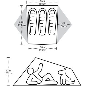 Big Agnes Tiger Wall 3 Platinum