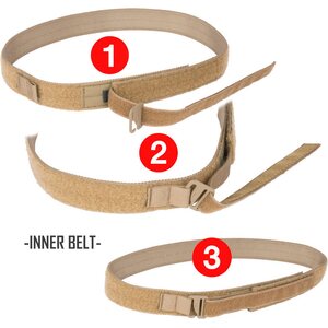 G-Code Contact Series Operator's Belt 1.75" w/ D-Ring + velcro inner belt