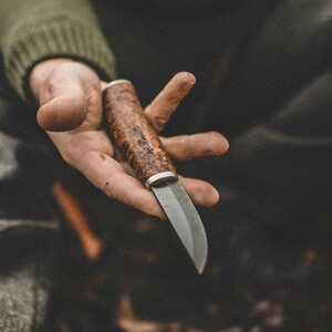 Roselli Carpenter knife UHC, silver ferrule