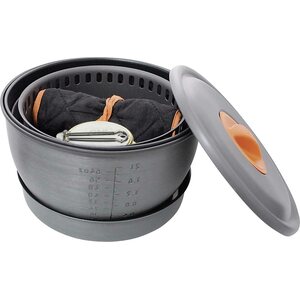 Esbit Cookset With Alcohol Burner 2.35L (Aluminum, without non-stick coating)