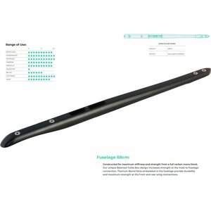 Ozone Hydrofoil Apex V1 Kitefoil LA1200 with Covers - 75cm mast
