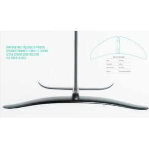 Ozone Hydrofoil Apex V1 Kitefoil LA1200 with Covers - 75cm mast
