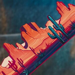 Hydrascape Infinity Sticker Desertscape